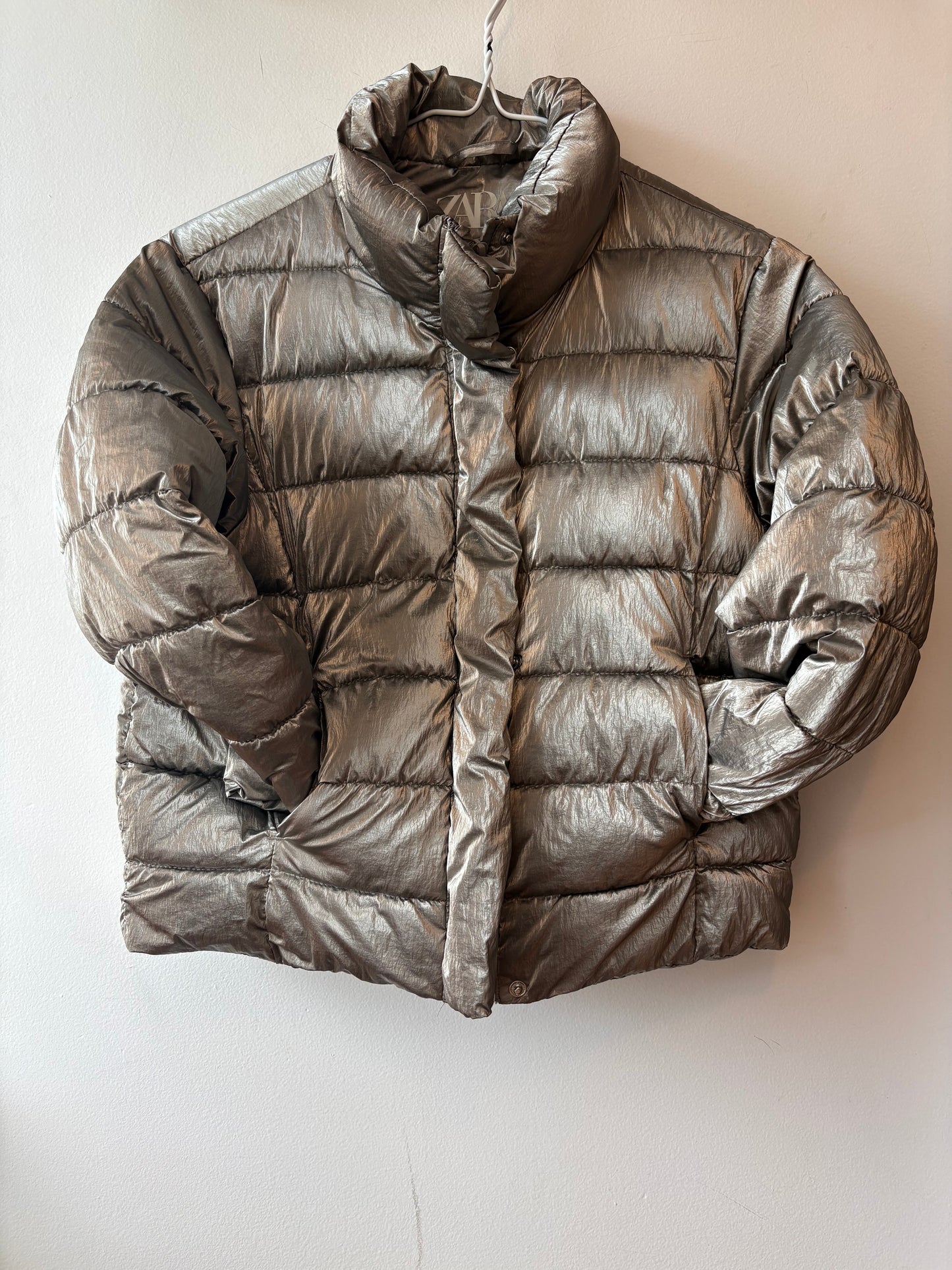 Zara Silver Puffer | 8 Years