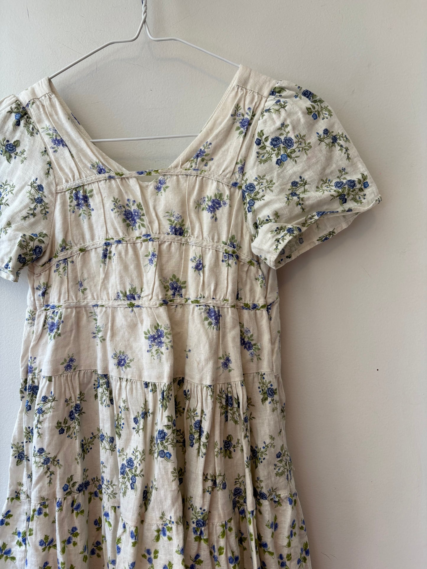 Zara Blue Floral Dress | 8 Years
