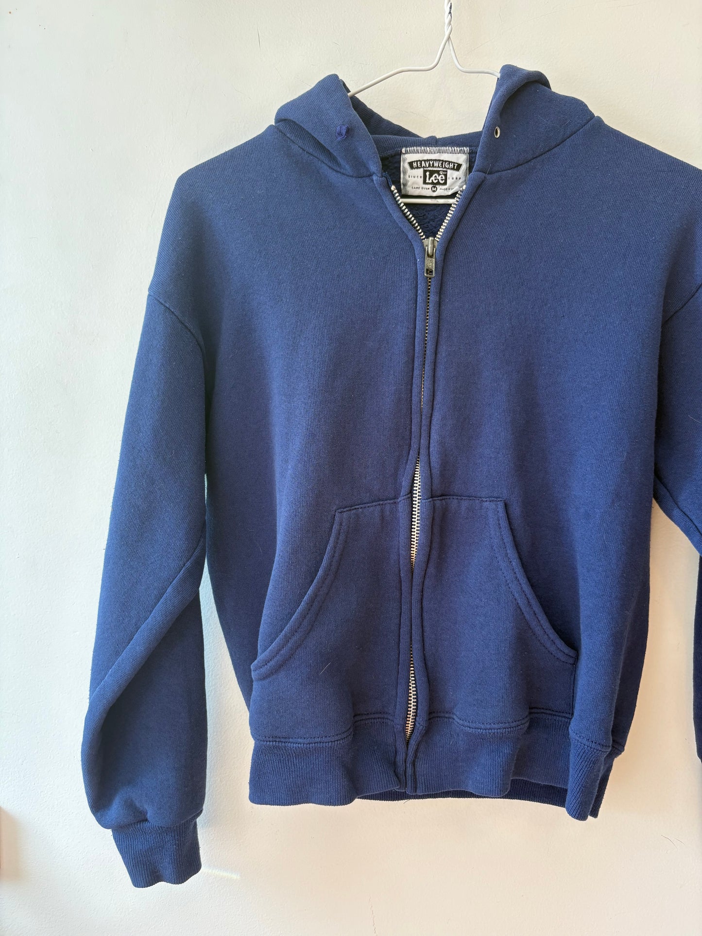 Vintage Navy Fleece Hoody | 8 Years