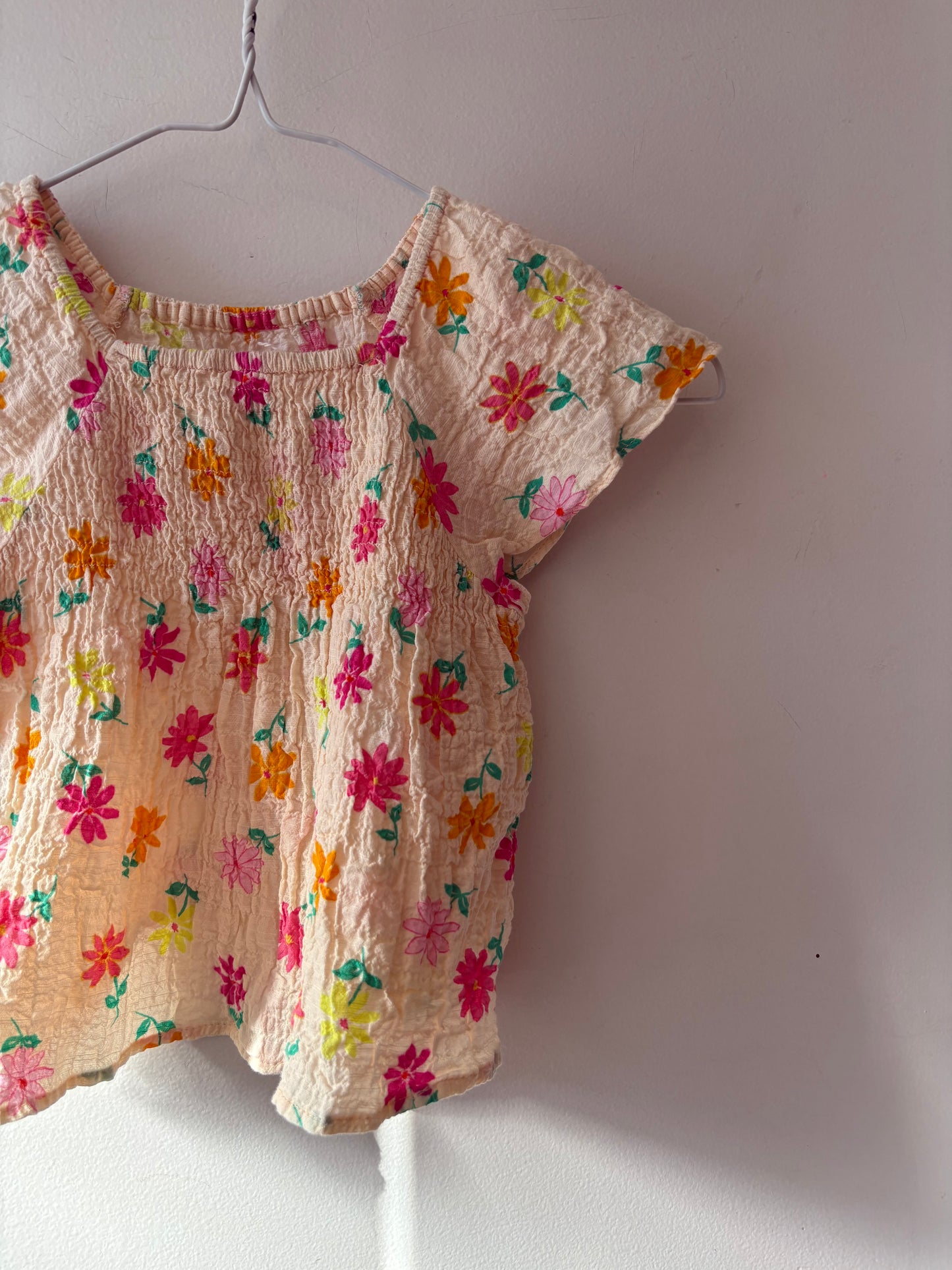 Zara Floral Flutter Sleeve | 5 Years