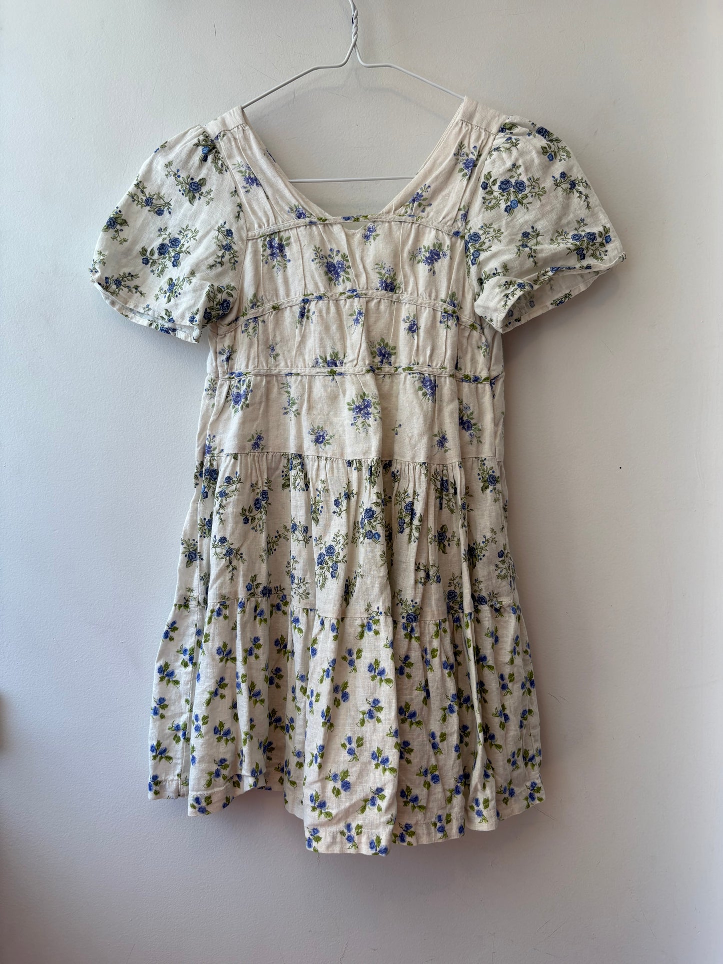 Zara Blue Floral Dress | 8 Years