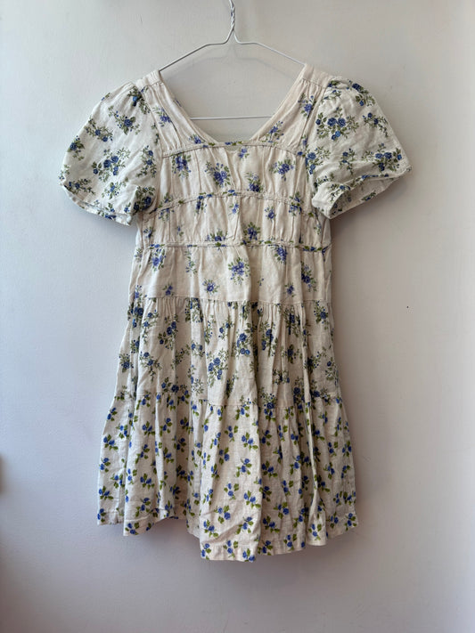 Zara Blue Floral Dress | 8 Years