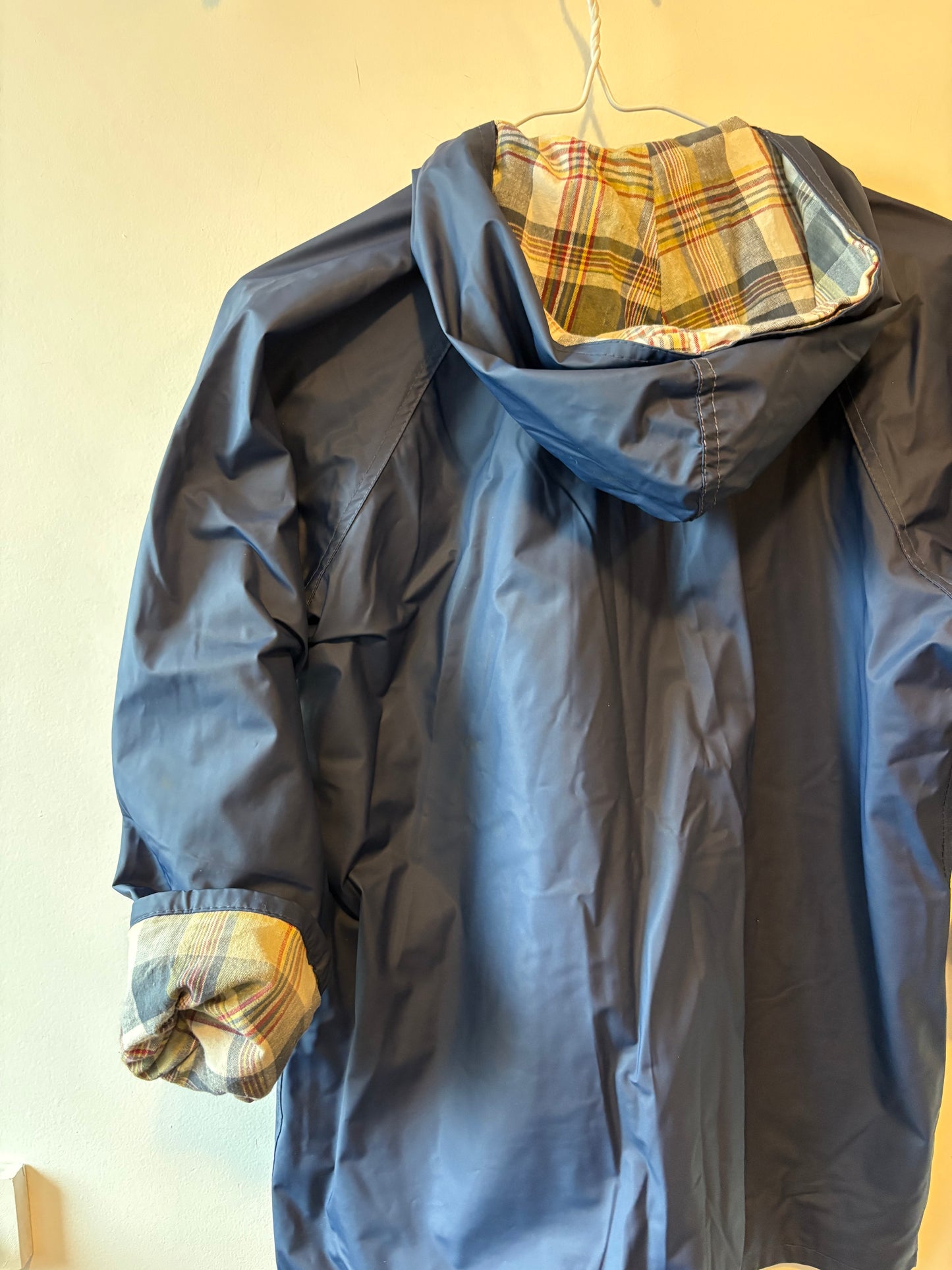 Vintage Plaid Lined Raincoat | 8 Years