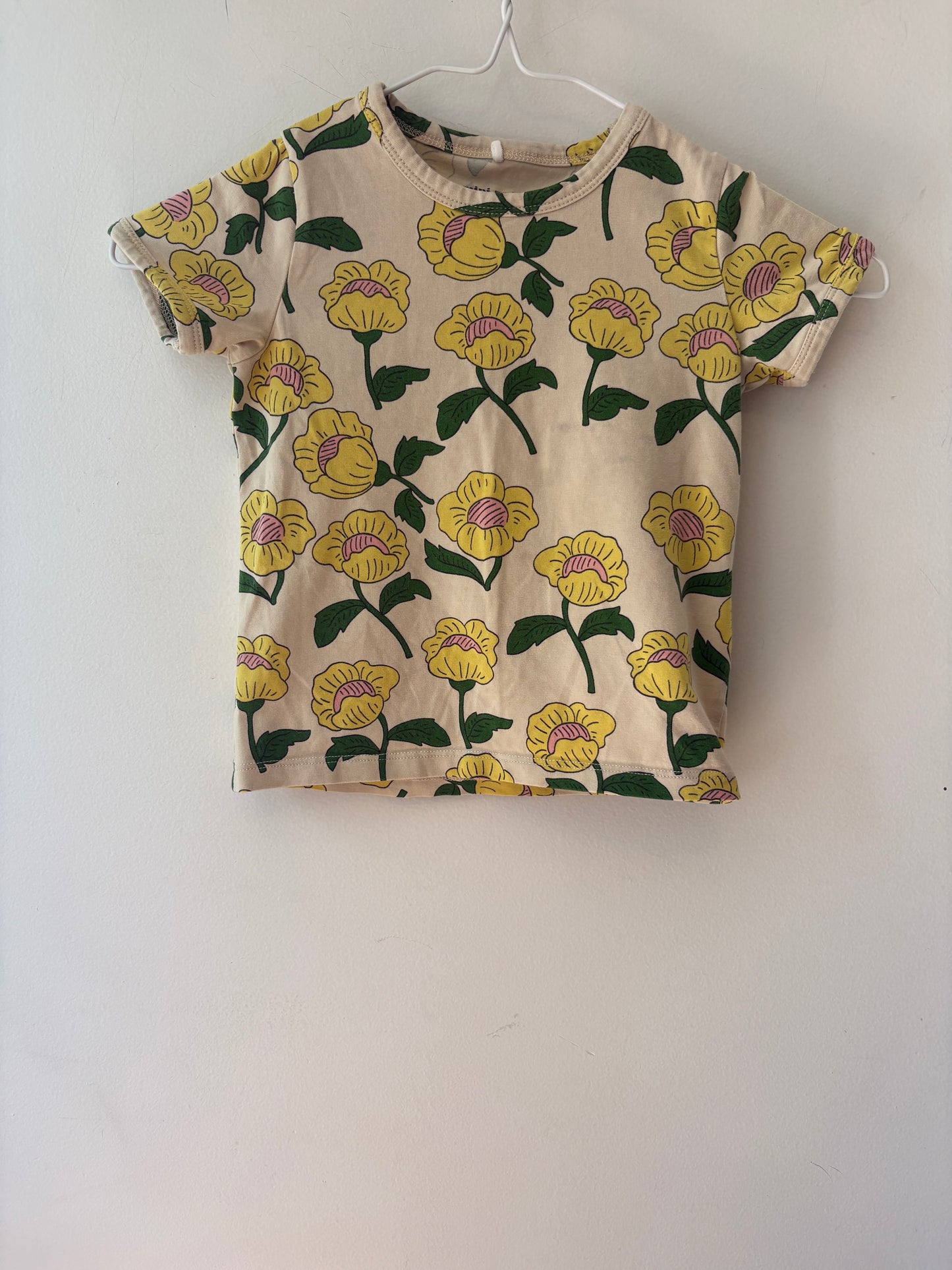 Mini Rodini Floral Tee | 2 Years