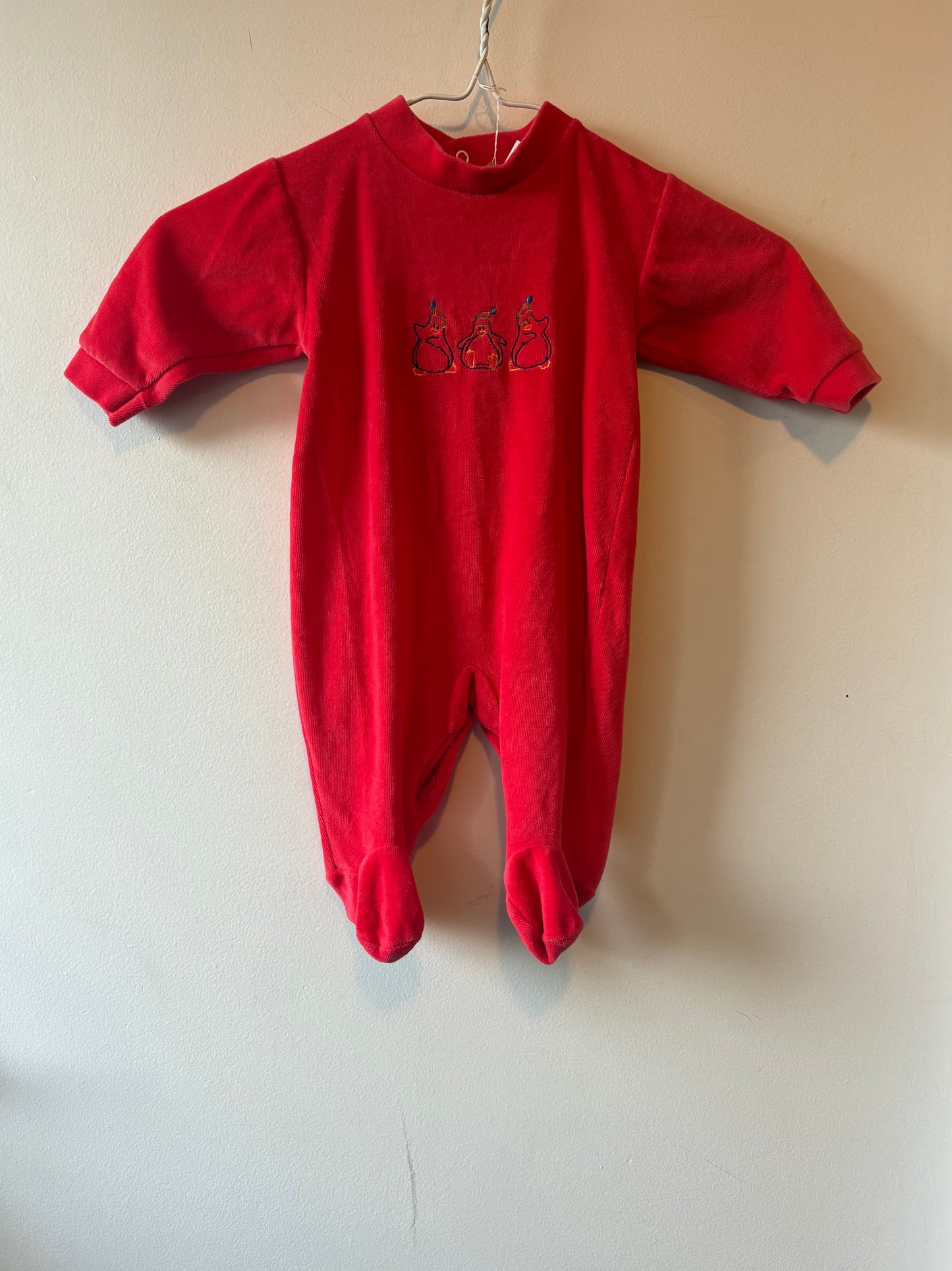 Vintage Velour Sleeper | 6M