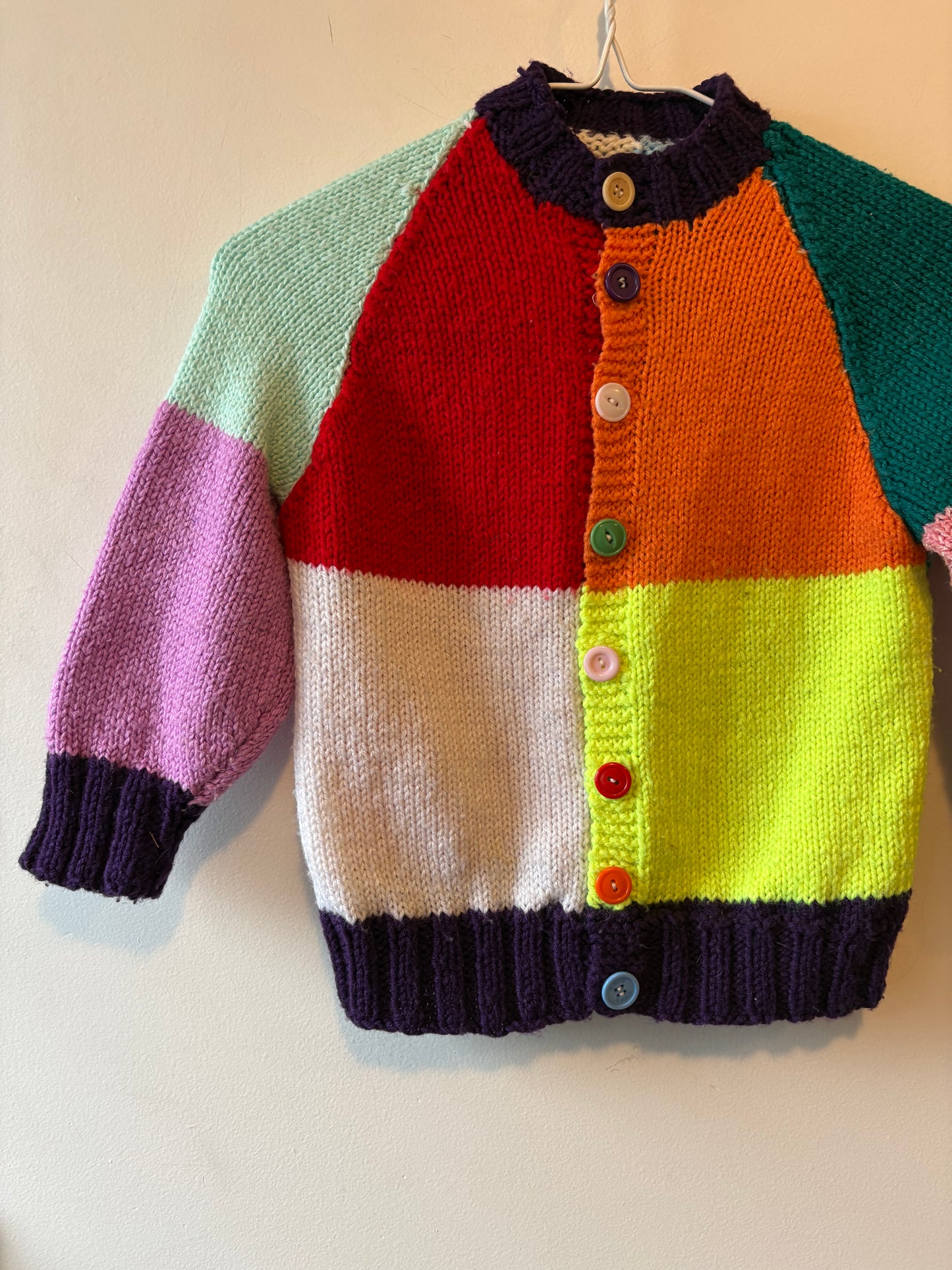 Hand Knit Colour Sweater | 6 Years