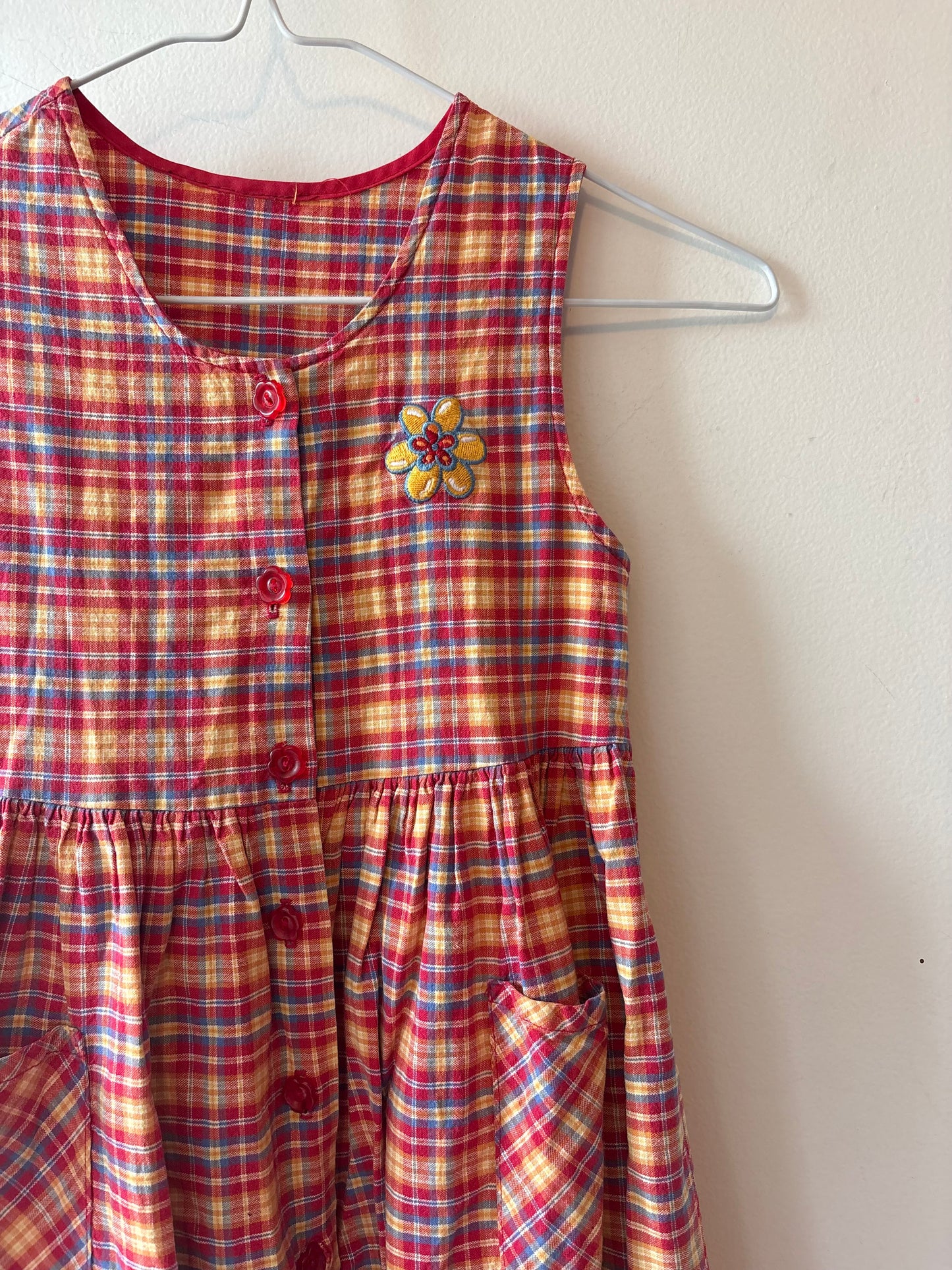 Vintage Summer Plaid Dress | 7 Years