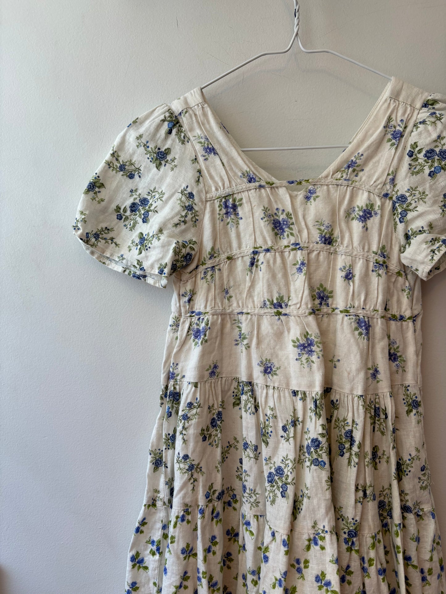 Zara Blue Floral Dress | 8 Years