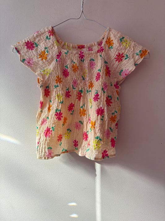 Zara Floral Flutter Sleeve | 5 Years