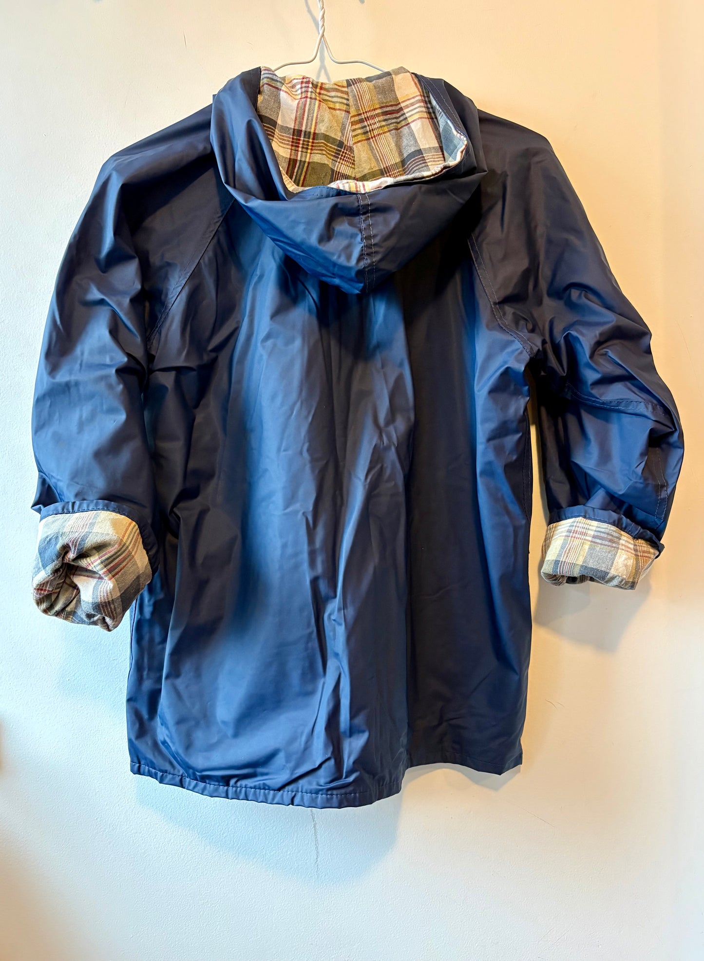 Vintage Plaid Lined Raincoat | 8 Years