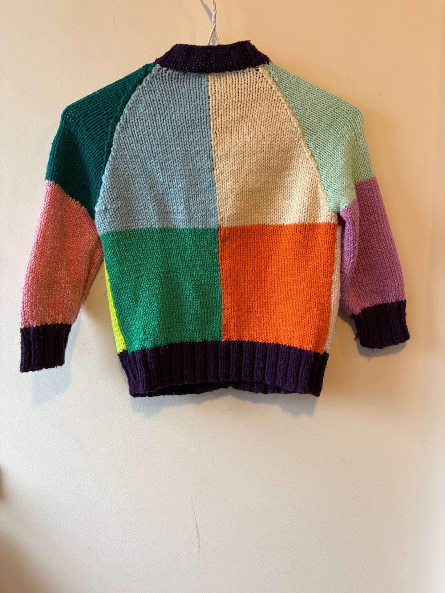 Hand Knit Colour Sweater | 6 Years