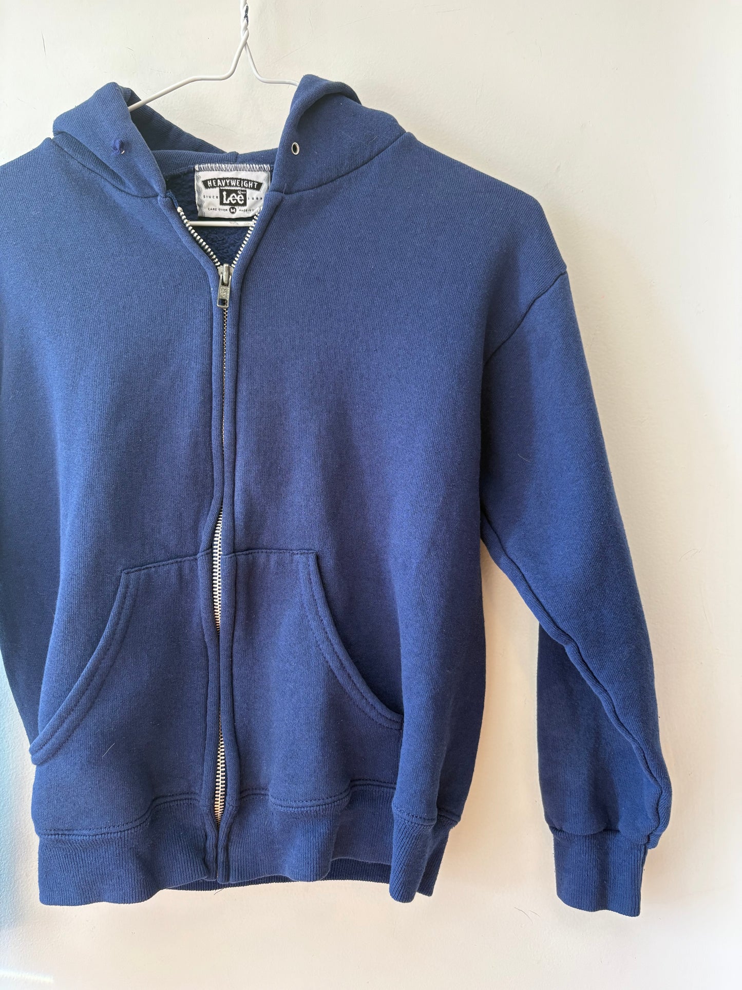 Vintage Navy Fleece Hoody | 8 Years