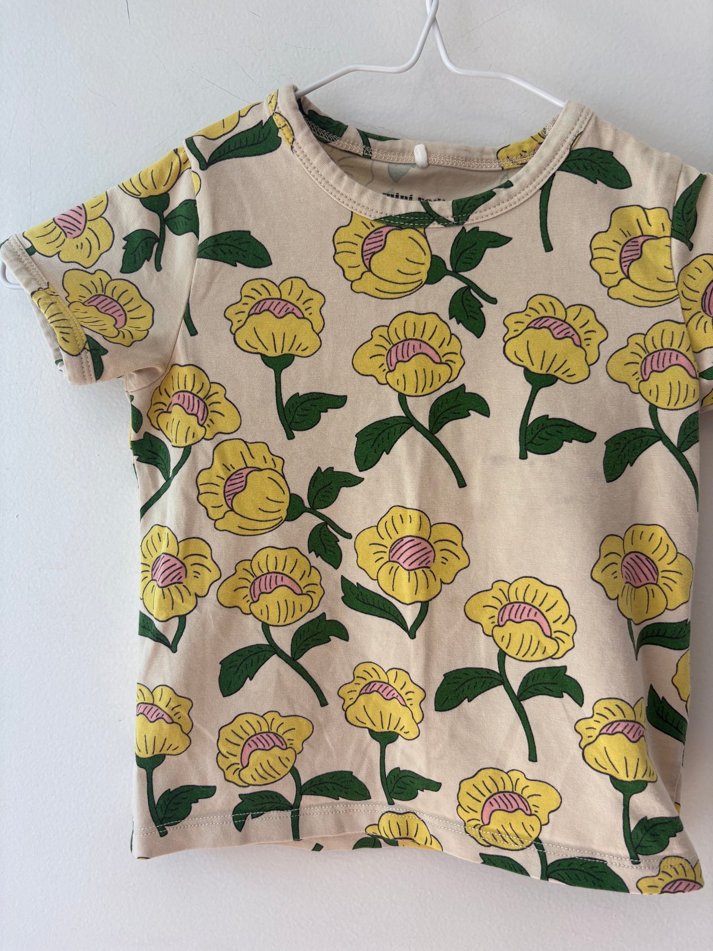 Mini Rodini Floral Tee | 2 Years