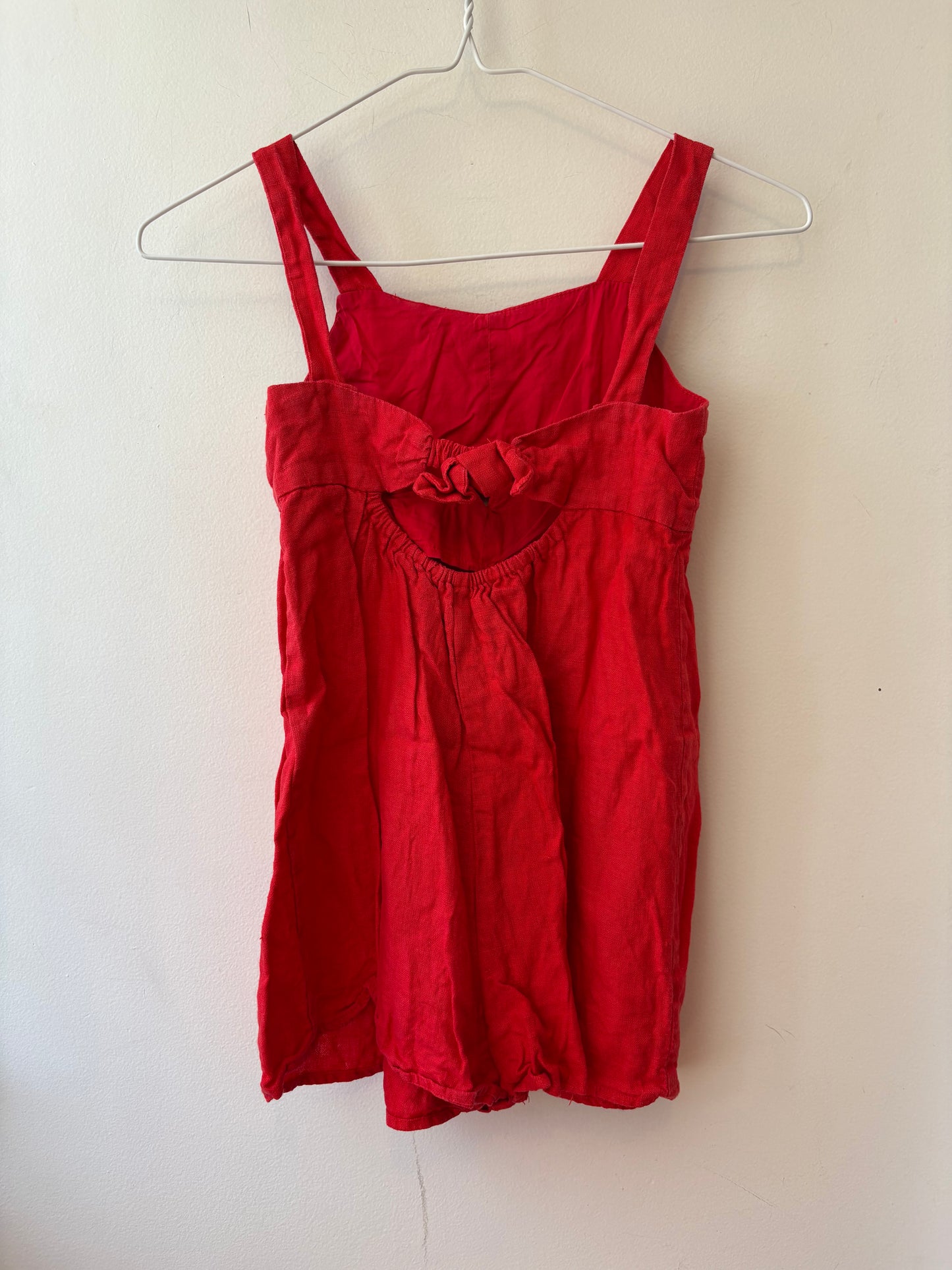 Zara Red Tank Romper | 8 Years