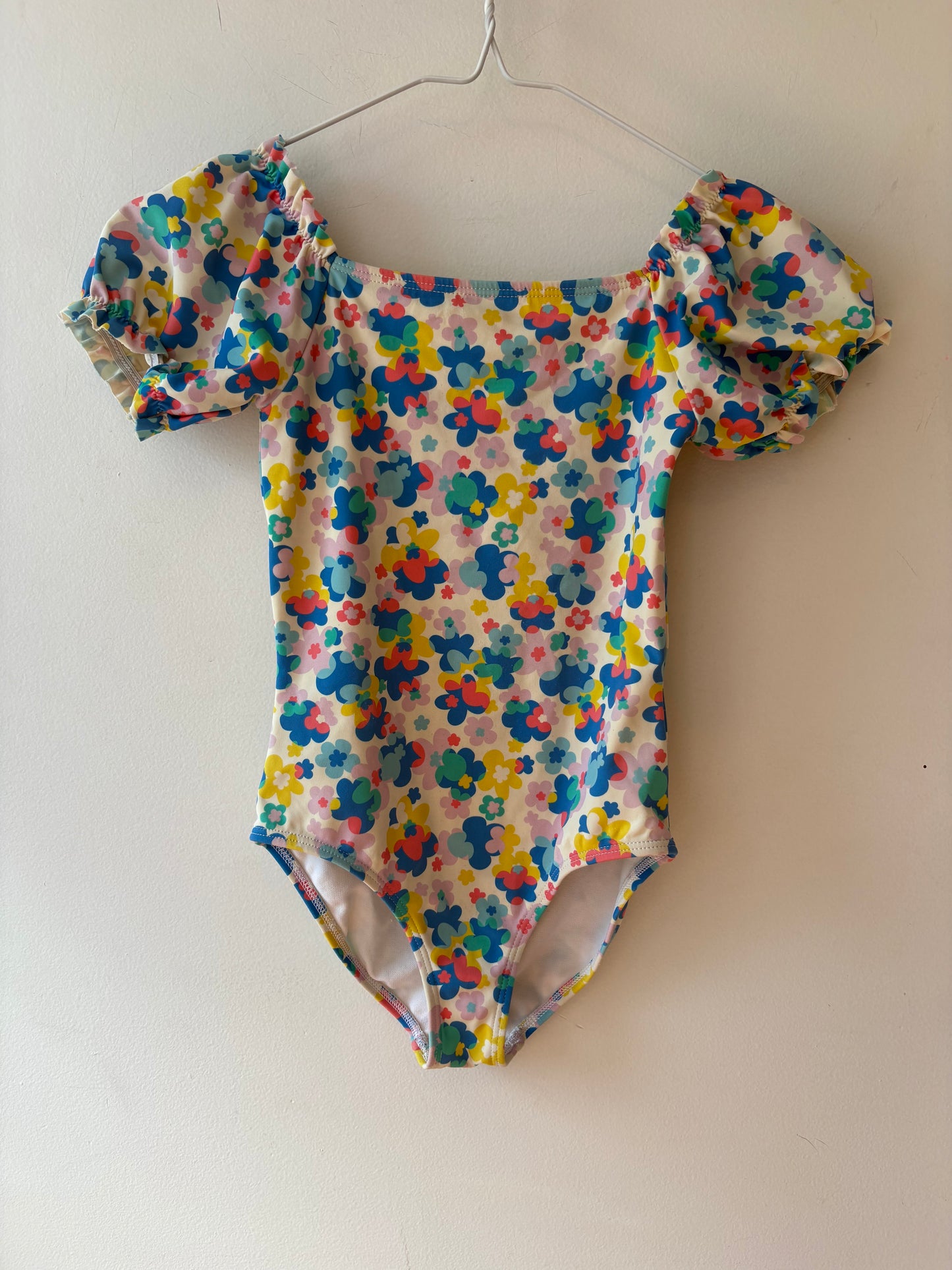 Mini Boden Puff Sleeve Bathing Suit | 8 Years