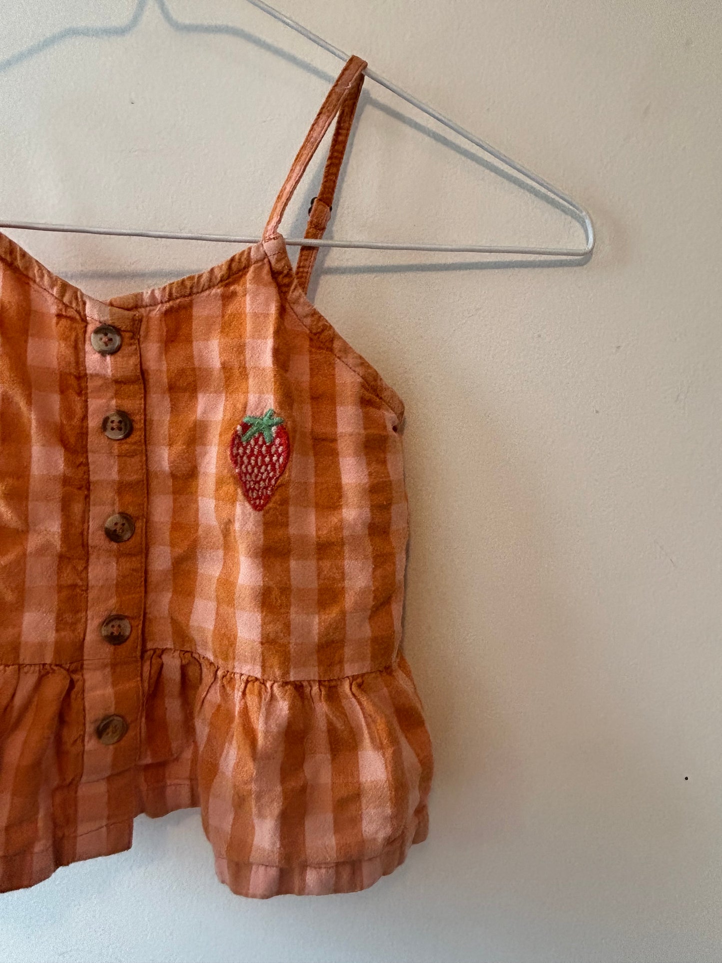 Bobo Choses Gingham Tank | 2 Years