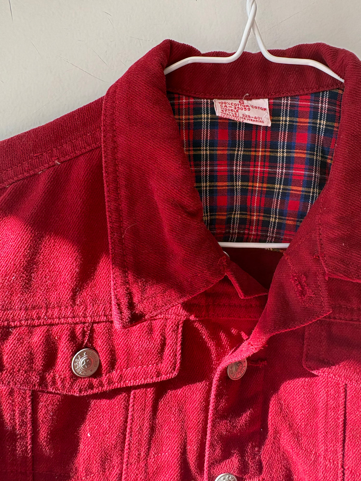Vintage Red Denim Jacket | 6 Years