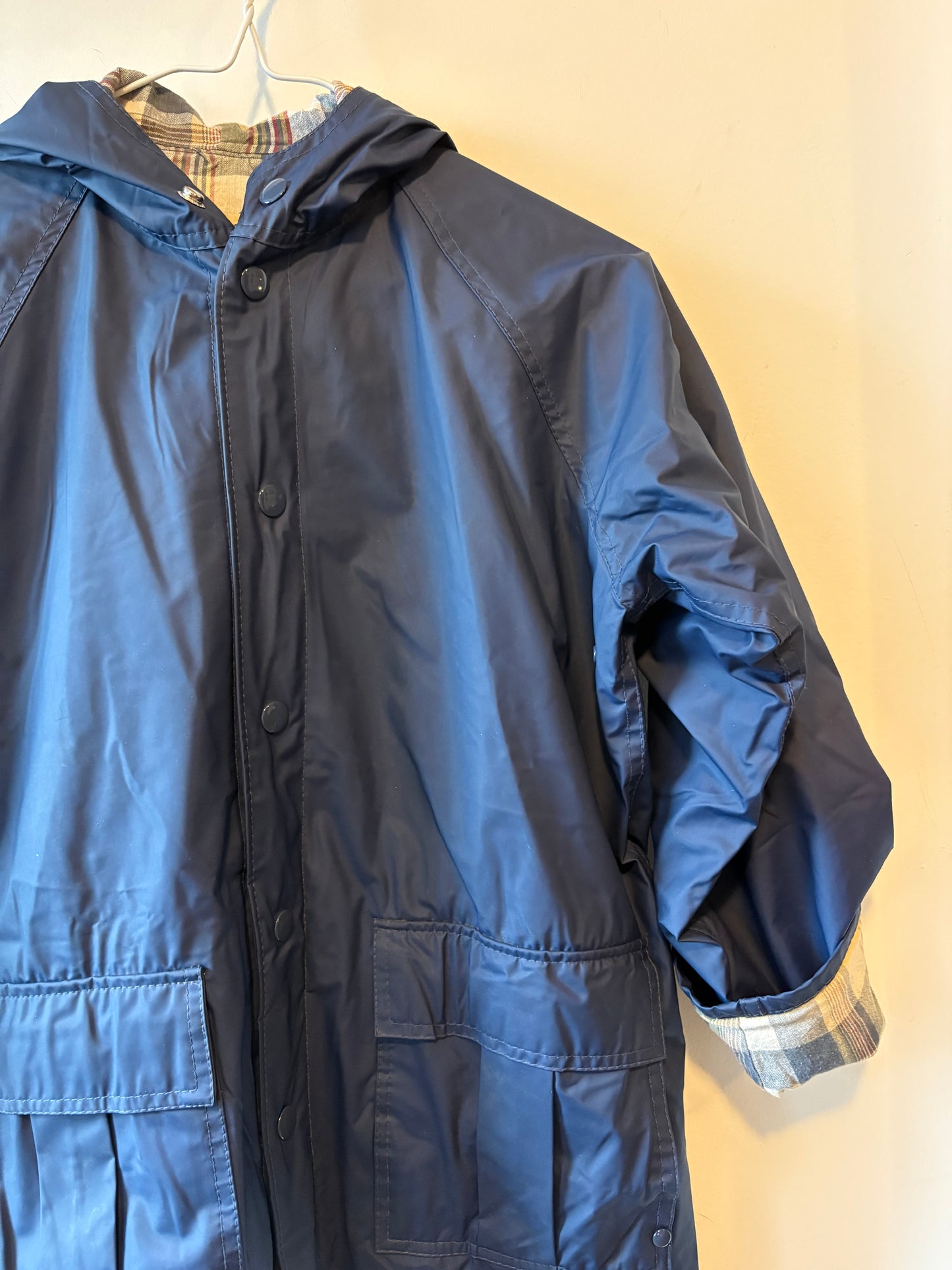 Vintage Plaid Lined Raincoat | 8 Years