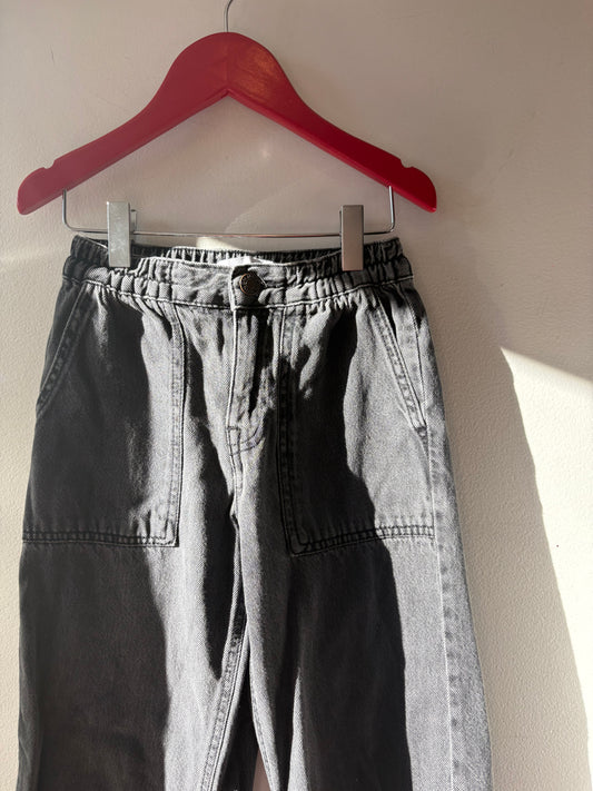 Zara Black Wide Leg Jeans | 8 Years
