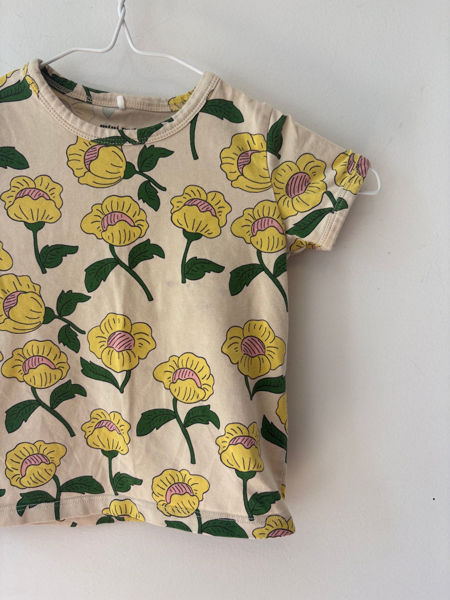 Mini Rodini Floral Tee | 2 Years