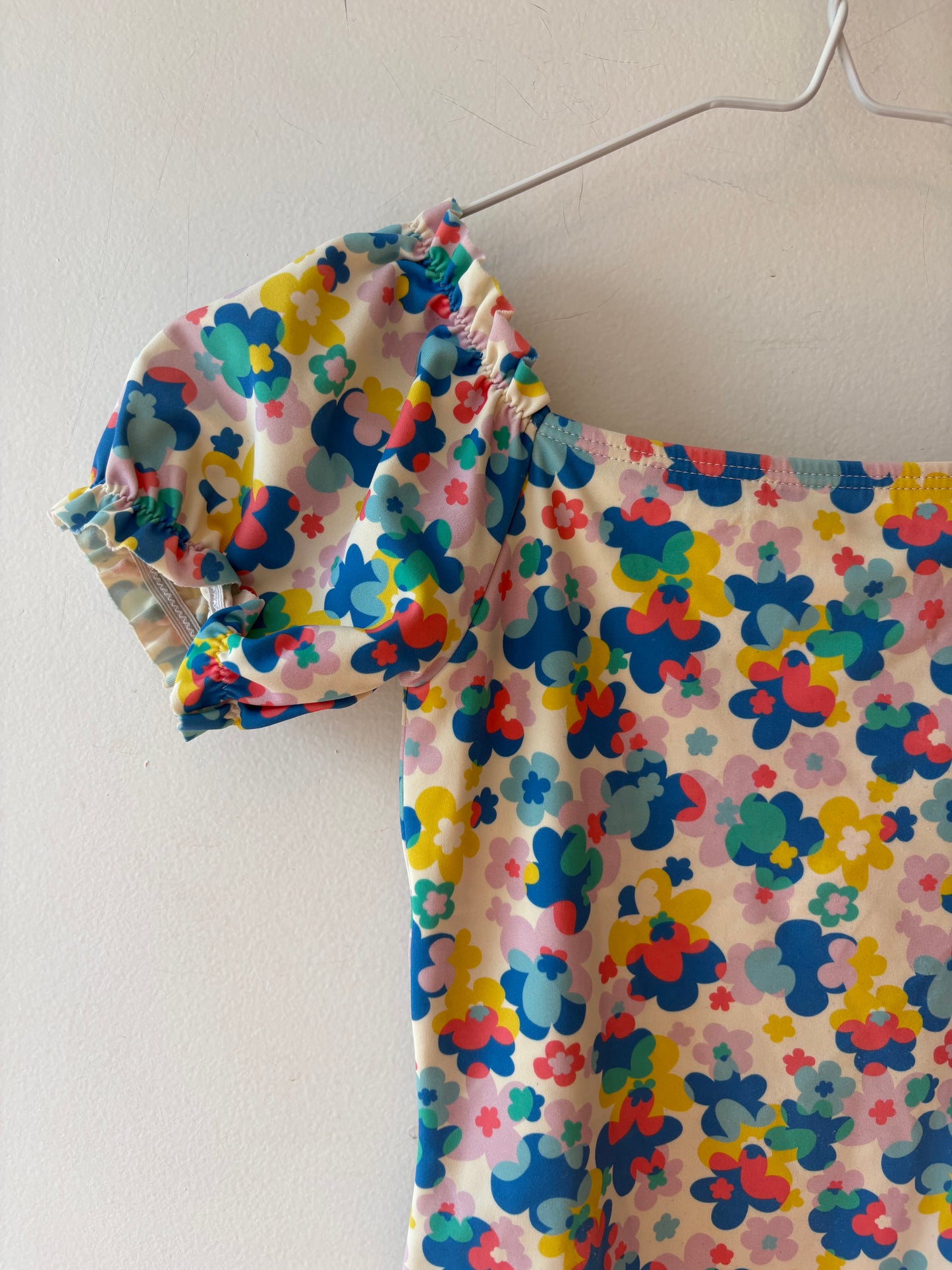 Mini Boden Puff Sleeve Bathing Suit | 8 Years