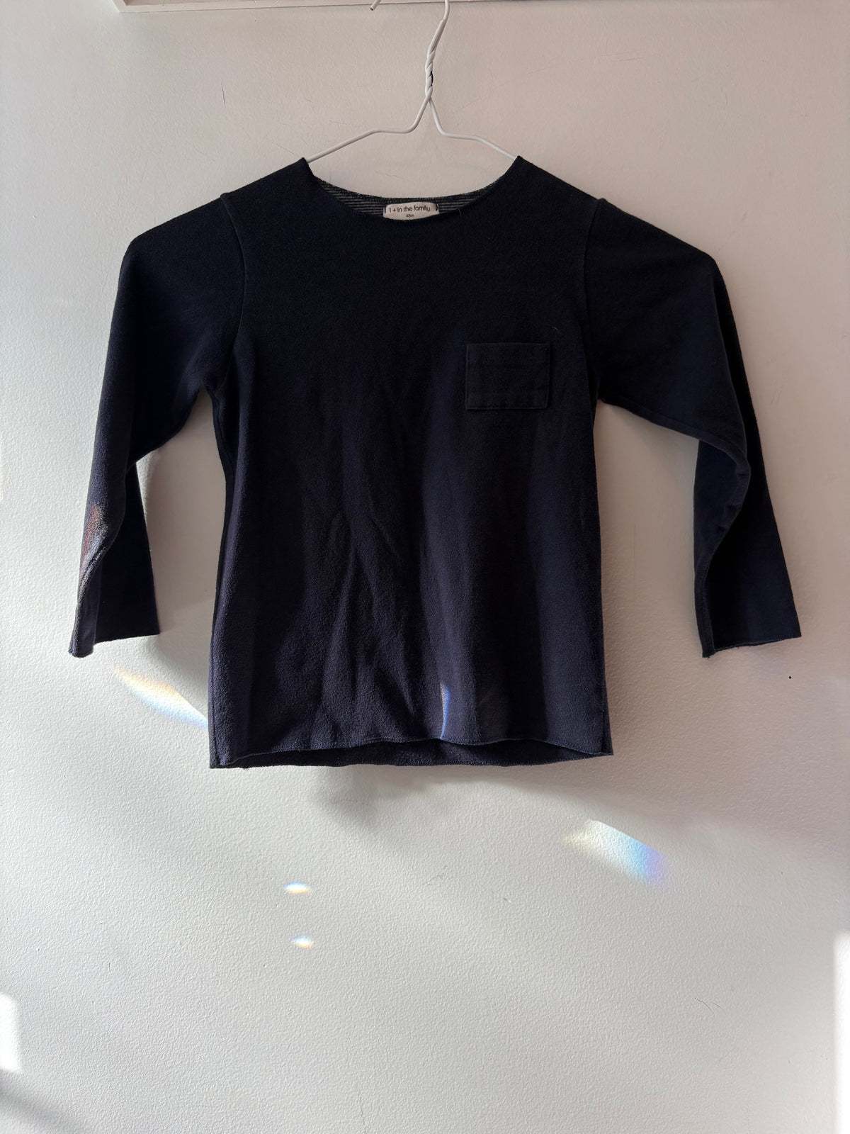 +1 in the Family Navy Top | 4 Years