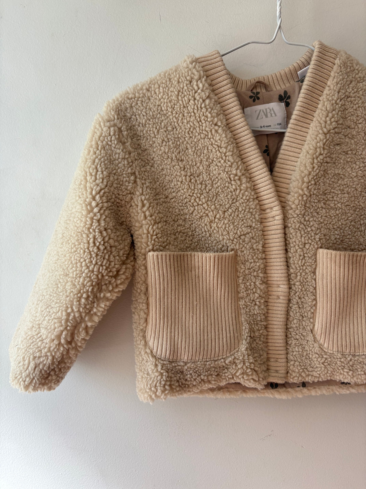 Zara Sherpa Jacket | 4 Years