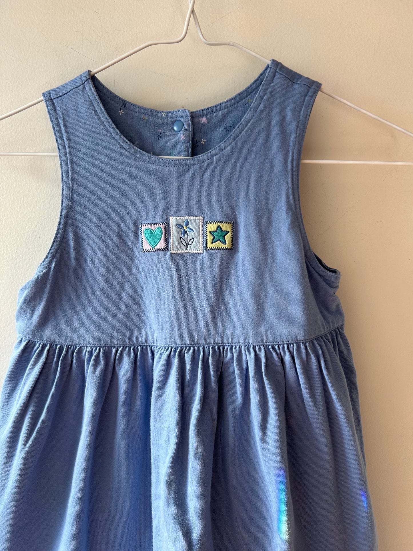 Vintage Cotton Reversible Dress | 5 Years