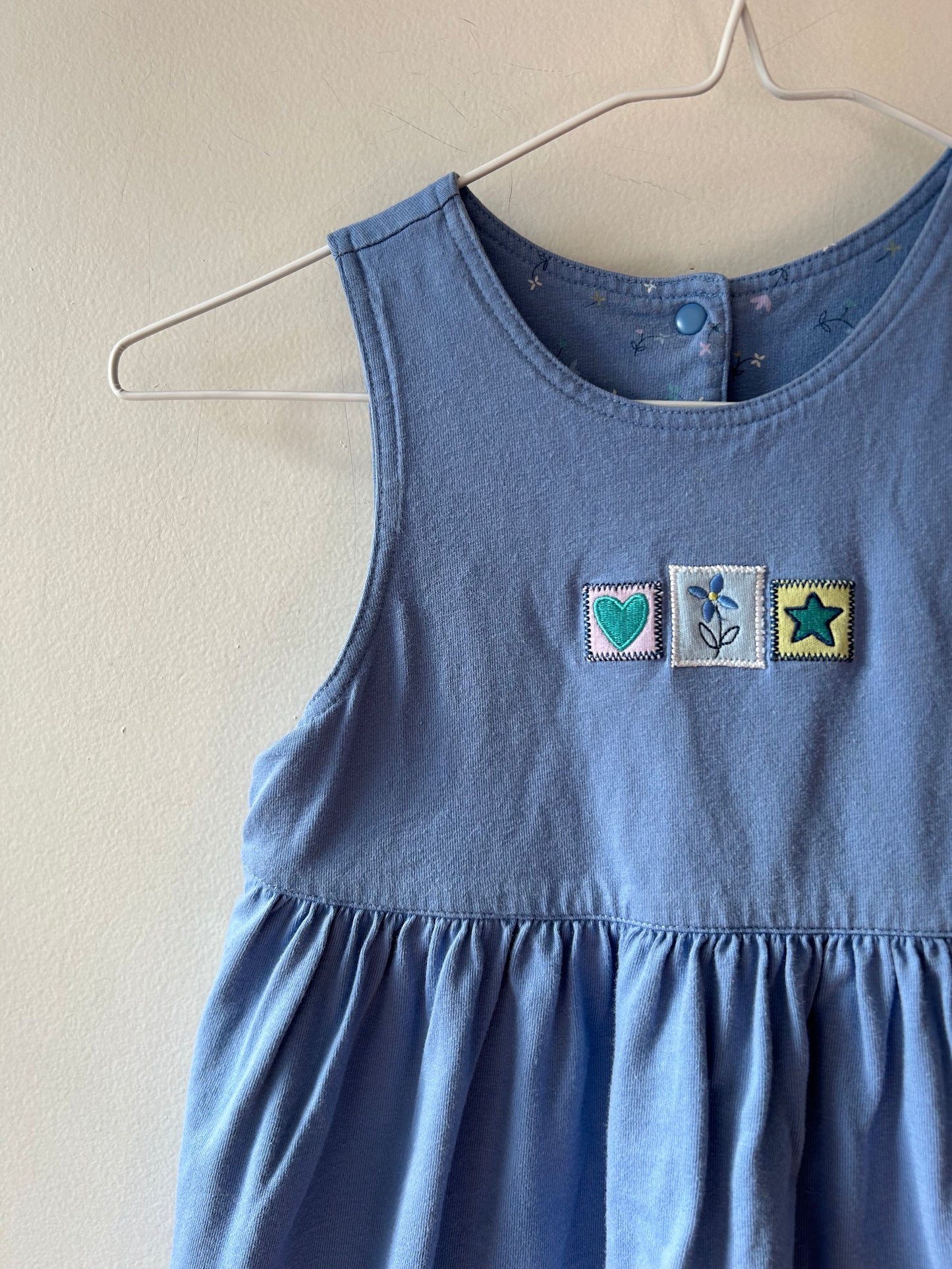 Vintage Cotton Reversible Dress | 5 Years