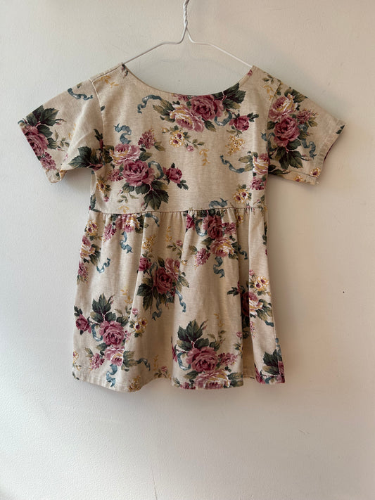 Handmade Floral Dress (3 Years)